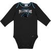 imageGerber NFL Unisex Baby Nfl Team 2 Pack Long Sleeve Onesie BodysuitPanthers