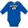 imageGerber NFL Unisex Baby Nfl Team 2 Pack Long Sleeve Onesie BodysuitRams