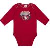 imageGerber NFL Unisex Baby Nfl Team 2 Pack Long Sleeve Onesie BodysuitTeam Color