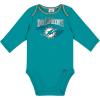 imageGerber NFL Unisex Baby Nfl Team 2 Pack Long Sleeve Onesie BodysuitTeam Color