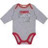 imageGerber NFL Unisex Baby Nfl Team 2 Pack Long Sleeve Onesie BodysuitTeam Color