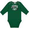 imageGerber NFL Unisex Baby Nfl Team 2 Pack Long Sleeve Onesie BodysuitTeam Color