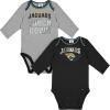 imageGerber NFL Unisex Baby Nfl Team 2 Pack Long Sleeve Onesie BodysuitTeam Color