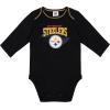 imageGerber NFL Unisex Baby Nfl Team 2 Pack Long Sleeve Onesie BodysuitTeam Color