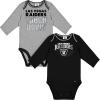 imageGerber NFL Unisex Baby Nfl Team 2 Pack Long Sleeve Onesie BodysuitTeam Color