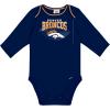 imageGerber NFL Unisex Baby Nfl Team 2 Pack Long Sleeve Onesie BodysuitTeam Color