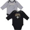 imageGerber NFL Unisex Baby Nfl Team 2 Pack Long Sleeve Onesie BodysuitTeam Color