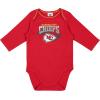 imageGerber NFL Unisex Baby Nfl Team 2 Pack Long Sleeve Onesie BodysuitTeam Color