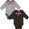 imageGerber NFL Unisex Baby Nfl Team 2 Pack Long Sleeve Onesie BodysuitTeam Color