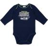 imageGerber NFL Unisex Baby Nfl Team 2 Pack Long Sleeve Onesie BodysuitTeam Color