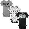 imageGerber NFL Unisex Baby Nfl Team 3 Pack Short Sleeve Onesie BodysuitTeam Color