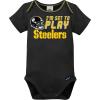 imageGerber NFL Unisex Baby Nfl Team 3 Pack Short Sleeve Onesie BodysuitTeam Color