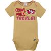 imageGerber NFL Unisex Baby Nfl Team 3 Pack Short Sleeve Onesie BodysuitTeam Color