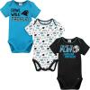 imageGerber NFL Unisex Baby Nfl Team 3 Pack Short Sleeve Onesie BodysuitTeam Color