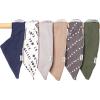 imageGerber Unisex Baby Bandana BibsMulti Grey