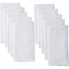 imageGerber Unisex Baby Boys Girls Birdseye Flatfold Cloth Diapers Multipack White 10 PackWhite