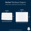 imageGerber Unisex Baby Boys Girls Birdseye Flatfold Cloth Diapers Multipack White 10 PackWhite