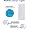 imageGerber Unisex Baby Boys Girls Birdseye Prefold Cloth Diapers Multipack White Premiun 3Ply 10 PackBirdseye Prefold and Pad 10 Pc