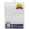 imageGerber Unisex Baby Boys Girls Gauze Prefold Cloth Diapers Multipack White 10 Pack5 Pack