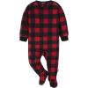 imageGerber Unisex Baby Flame Resistant Fleece Footed Pajamas 3PackBear Forrest
