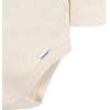 imageGerber Unisex Baby Long Sleeve Solid Onesies Multipack Interlock 180 GsmNatural