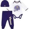 imageGerber Unisex Baby NFL Team Footed Pant and Bodysuit Gift SetTeam Color