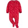imageGerber Unisex Baby Toddler Flame Resistant Fleece Footed Holiday Pajamas 2PackDeer Fairisle