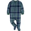 imageGerber Unisex Baby Toddler Flame Resistant Fleece Footed Holiday Pajamas 2PackMulti Fairisle