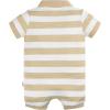 imageGerber babyboys Cotton Polo RomperSailboat Stripe