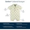 imageGerber babyboys Cotton Polo RomperTurtle