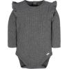 imageGerber babygirls 2pack Long Ruffle Sleeve OnesiesConfetti