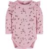imageGerber babygirls 2pack Long Ruffle Sleeve OnesiesDandelions