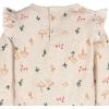 imageGerber babygirls 2pack Long Ruffle Sleeve OnesiesMushrooms