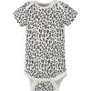 imageGerber babygirls 4pack Short Sleeve Onesies BodysuitsLeopard Pink