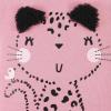 imageGerber babygirls 4pack Short Sleeve Onesies BodysuitsLeopard Pink