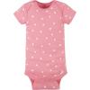 imageGerber babygirls 4pack Short Sleeve Onesies BodysuitsPrincess Pink