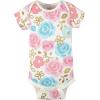 imageGerber babygirls 4pack Short Sleeve Onesies BodysuitsPrincess Pink