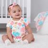imageGerber babygirls 4pack Short Sleeve Onesies BodysuitsPrincess Pink