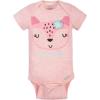 imageGerber babygirls 5pack Short Sleeve Variety Onesies BodysuitsGrey