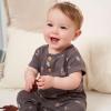 imageGerber babygirls Baby Boys 2pack Long Leg RomperBouquets