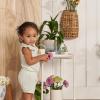 imageGerber babygirls Bodysuit and Shorts SetLight Oatmeal Heather