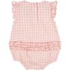 imageGerber babygirls Sleeveless Ruffle RomperGingham