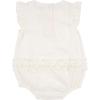 imageGerber babygirls Sleeveless Ruffle RomperIvory