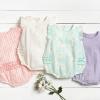 imageGerber babygirls Sleeveless Ruffle RomperPurple