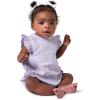imageGerber babygirls Sleeveless Ruffle RomperPurple