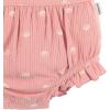 imageGerber babygirls Sleeveless Ruffle RomperSeashell