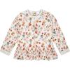 imageGerber babygirls Toddler 2piece Peplum Waist Top ampamp Legging SetFlowers