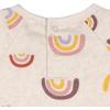 imageGerber babygirls Toddler 2piece Peplum Waist Top ampamp Legging SetRainbows