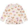 imageGerber babygirls Toddler 2piece Peplum Waist Top ampamp Legging SetRainbows