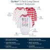 imageGerber unisexbaby 3pack Holiday Longsleeve OnesiesBest Gift Ever